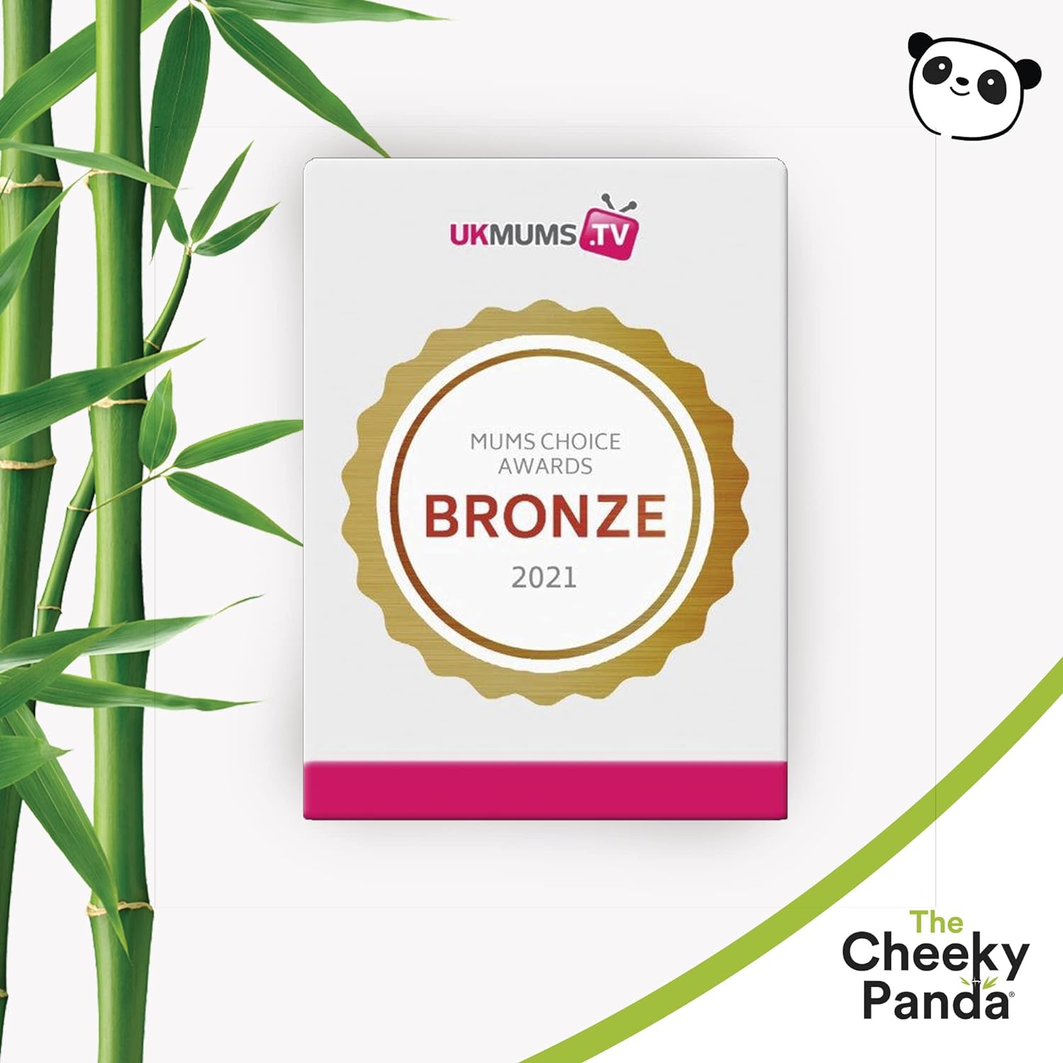 The Cheeky Panda Premium Baby Diapers Size 2 (12-18lbs) | 44 Bamboo Lined Disposable Diapers for Sensitive Skin - Image 7